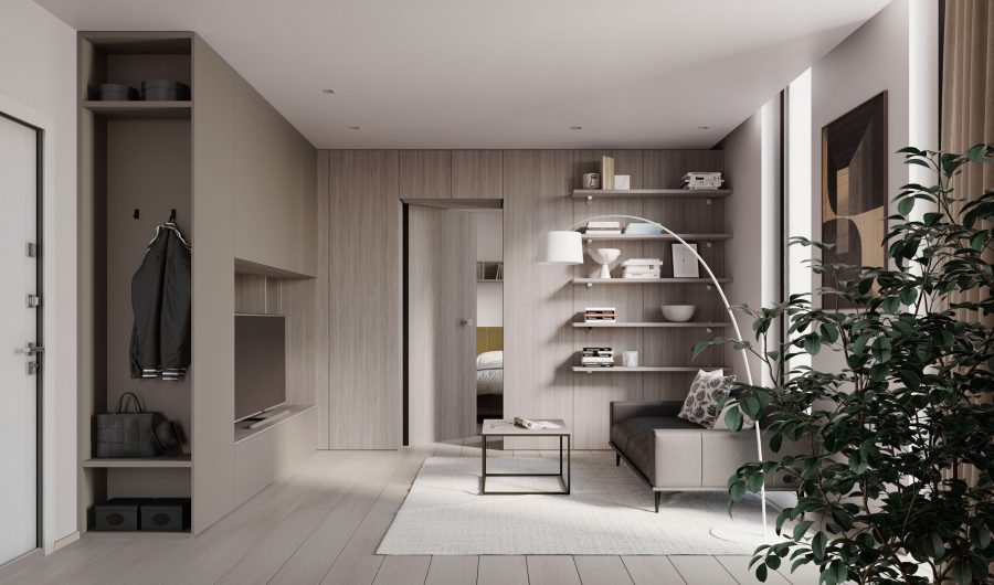 Living Studio 43 sq m - NardiInterni