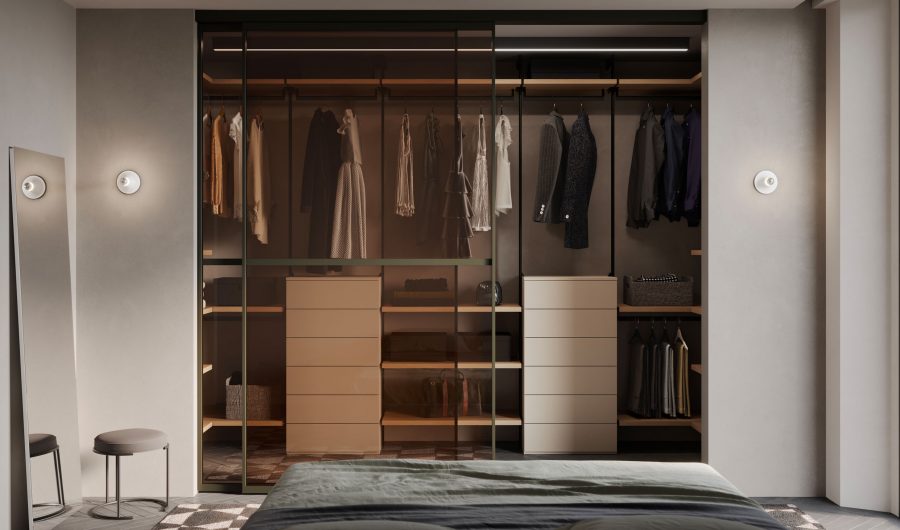 Walk-in Wardrobe Apartment 115 sq m - NardiInterni