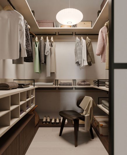 Walk-in Wardrobe Apartment 120 sq m - NardiInterni