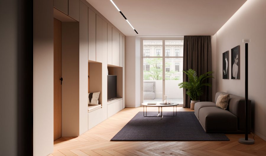 Living Studio 50 sq m - NardiInterni